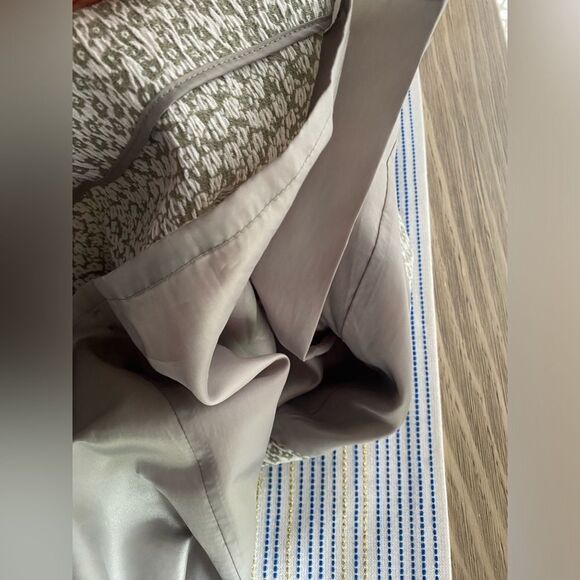 Wnderkammer Floral Jacquard Dress Light Khaki Long Sleeves Size Large NWT - Picture 10 of 15